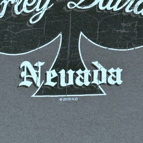 Harley-Davidson Las Vegas Gray LS Graphic Tee Mens Size L GUC 2019 - Picture 10 of 10